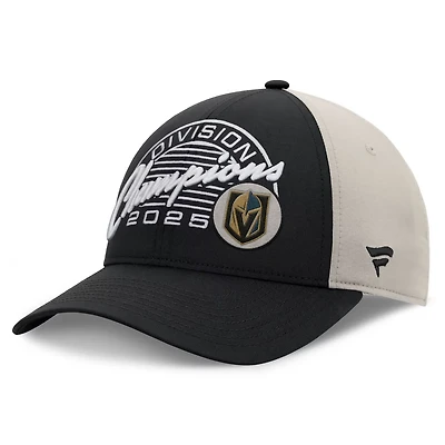 Fanatics Vegas Golden Knights 2025 Pacific Division Champions Locker Room Adjustable Hat