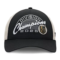 Fanatics Vegas Golden Knights 2025 Pacific Division Champions Locker Room Adjustable Hat