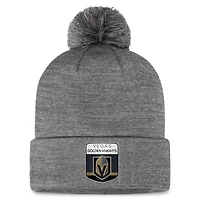 Fanatics Vegas Golden Knights Authentic Pro Home Ice Cuffed Knit Hat with Pom