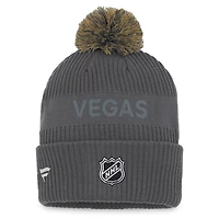 Fanatics Vegas Golden Knights Authentic Pro Home Ice Cuffed Knit Hat with Pom