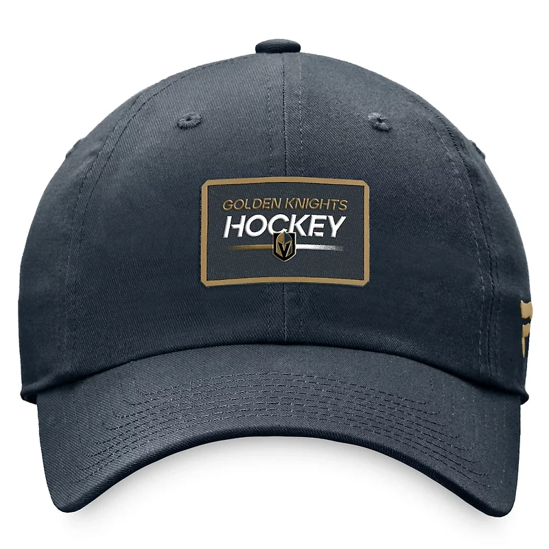 Fanatics Vegas Golden Knights Authentic Pro Rink Adjustable Hat