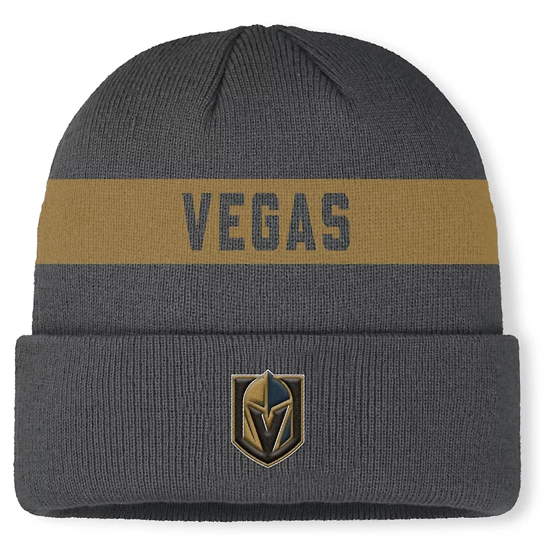 Fanatics Vegas Golden Knights Authentic Pro Rink Cuffed Knit Hat