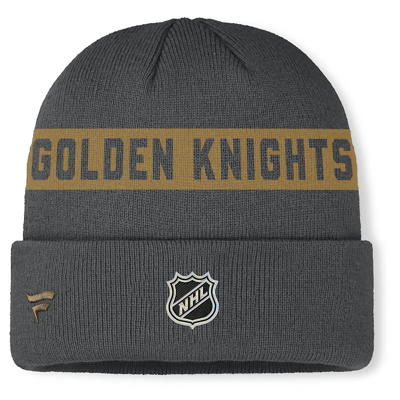Fanatics Vegas Golden Knights Authentic Pro Rink Cuffed Knit Hat