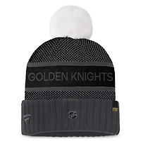 Fanatics Vegas Golden Knights Authentic Pro Rink Cuffed Knit Hat with Pom