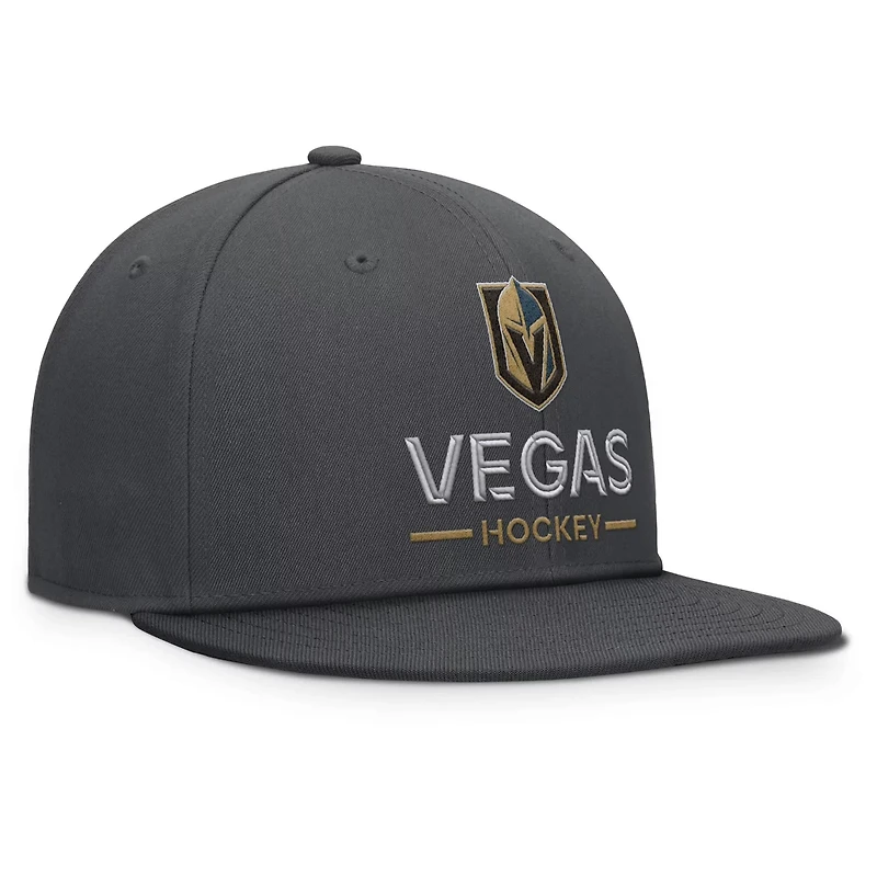 Fanatics Vegas Golden Knights Authentic Pro Rink Lockup Snapback Hat