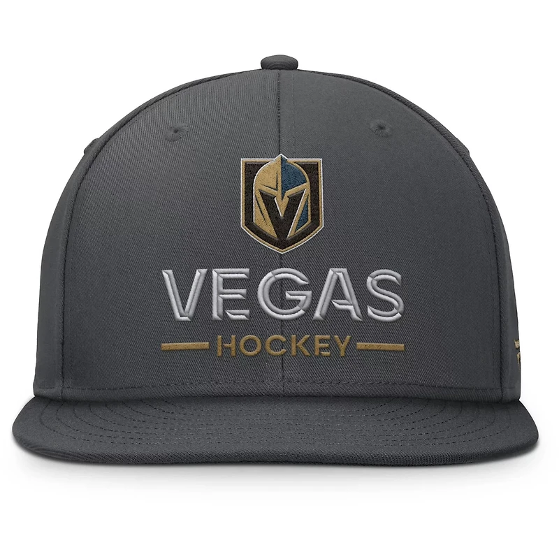 Fanatics Vegas Golden Knights Authentic Pro Rink Lockup Snapback Hat
