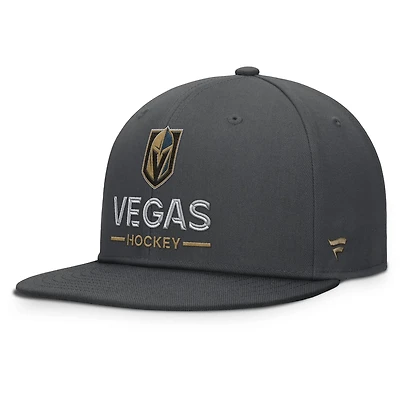 Fanatics Vegas Golden Knights Authentic Pro Rink Lockup Snapback Hat