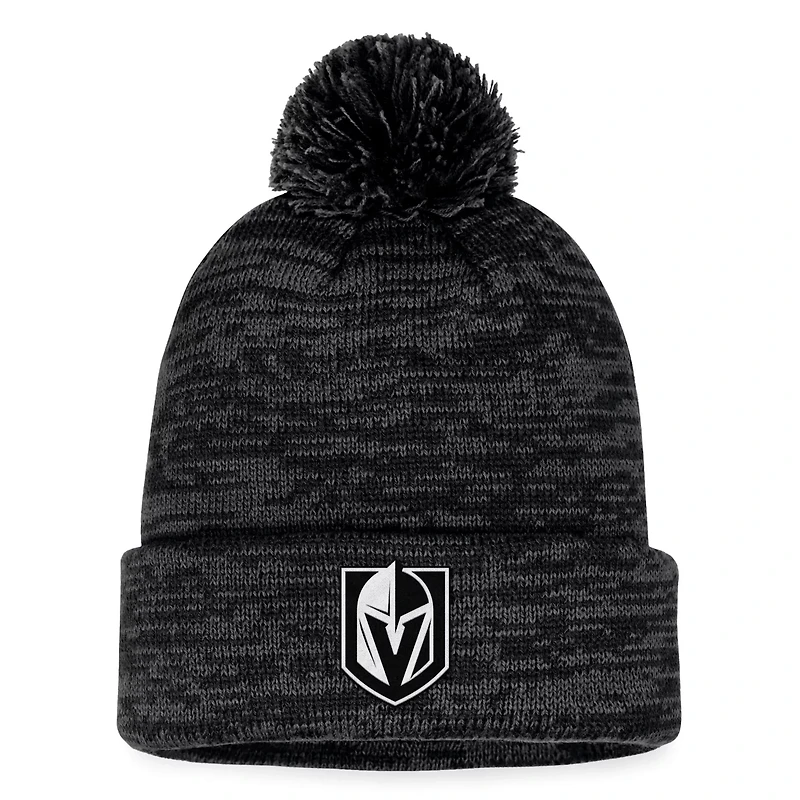 Fanatics Vegas Golden Knights Fundamental Cuffed Knit Hat with Pom