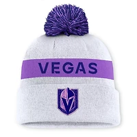 Fanatics Vegas Golden Knights Hockey Fights Cancer Cuffed Knit Hat with Pom