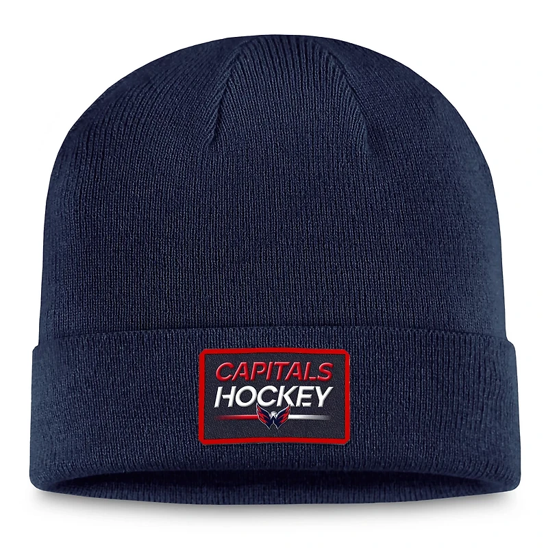 Fanatics Washington Capitals Authentic Pro Cuffed Knit Hat