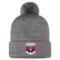 Fanatics Washington Capitals Authentic Pro Home Ice Cuffed Knit Hat with Pom