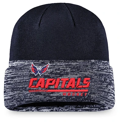 Fanatics Washington Capitals Authentic Pro Locker Room Official Graphic Cuffed Knit Hat