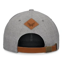 Fanatics Washington Capitals Elements A-Frame Leather Strapback Hat