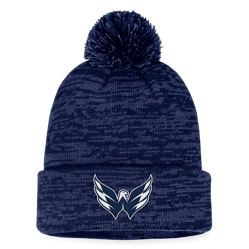 Fanatics Washington Capitals Fundamental Cuffed Knit Hat with Pom