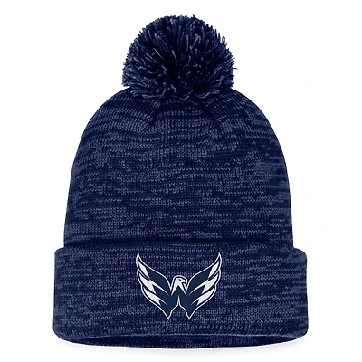 Fanatics Washington Capitals Fundamental Cuffed Knit Hat with Pom