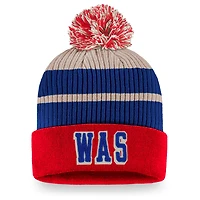 Fanatics Washington Capitals True Classics Cuffed Knit Hat with Pom