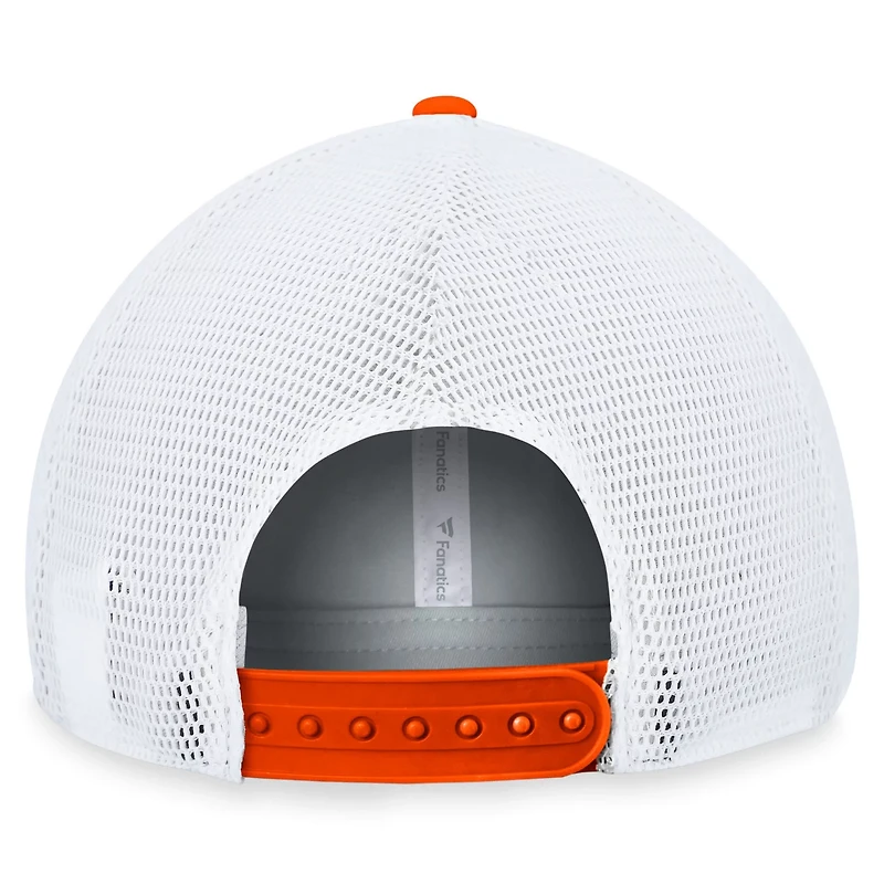 Fanatics /White Anaheim Ducks Fundamental Adjustable Hat