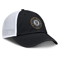 Fanatics White Boston Bruins Averie Trucker Adjustable Hat