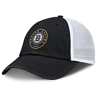 Fanatics White Boston Bruins Averie Trucker Adjustable Hat