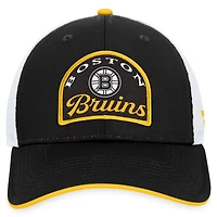 Fanatics /White Boston Bruins Fundamental Adjustable Hat