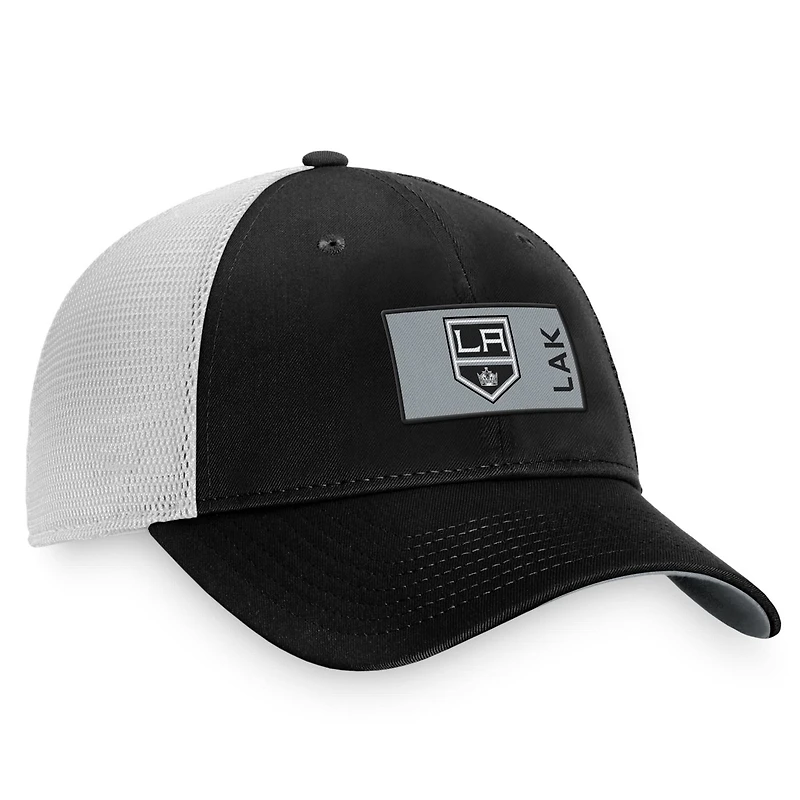 Fanatics /White Los Angeles Kings Authentic Pro Rink Trucker Snapback Hat