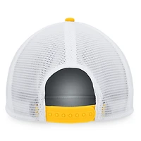 Fanatics White Nashville Predators Foam Front Patch Trucker Snapback Hat