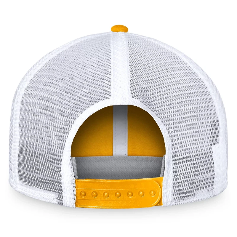 Fanatics White Nashville Predators Free Kick Trucker Adjustable Hat