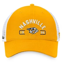 Fanatics White Nashville Predators Free Kick Trucker Adjustable Hat