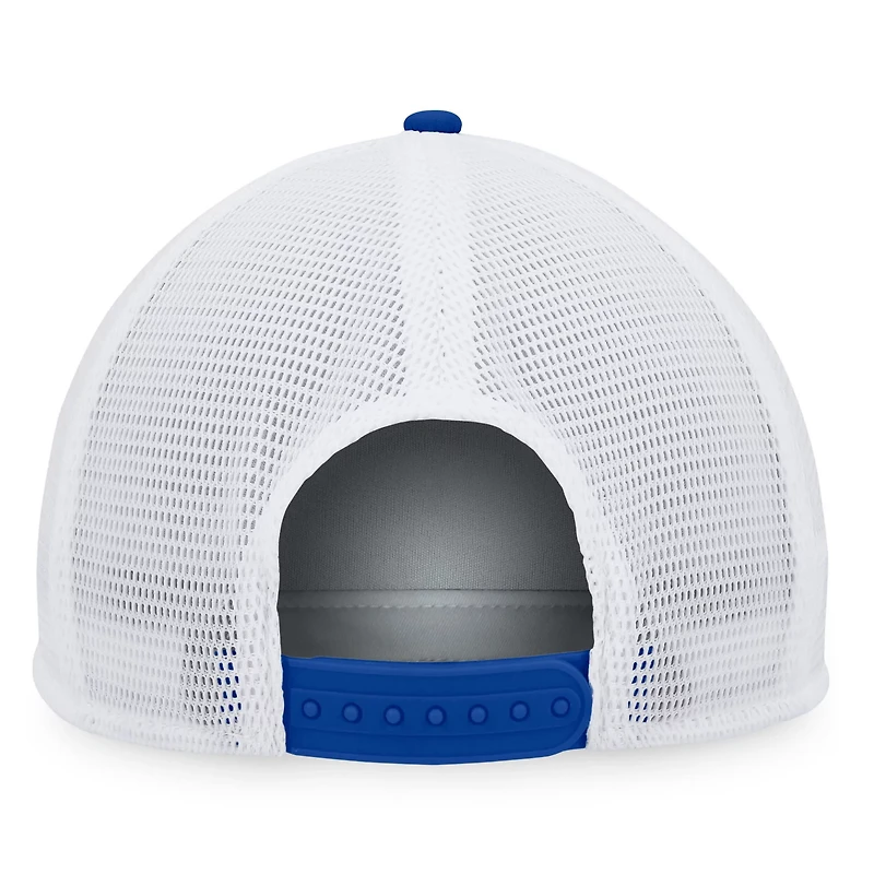 Fanatics /White New York Islanders Foam Front Patch Trucker Snapback Hat