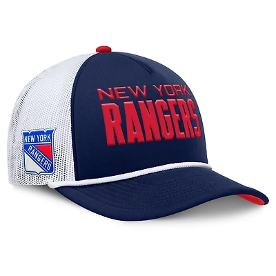 Fanatics White New York Rangers Authentic Pro Rink A-Frame Adjustable Hat