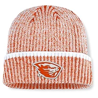 Fanatics White Oregon State Beavers Haze Cuffed Knit Hat