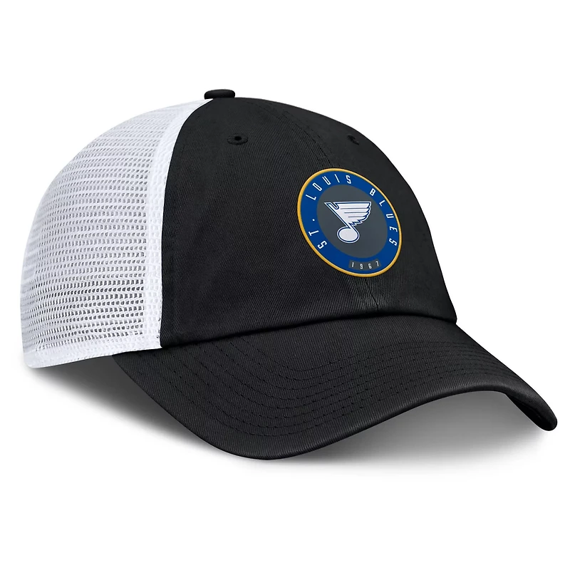 Fanatics White St Louis Blues Averie Trucker Adjustable Hat