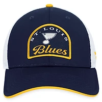 Fanatics White St Louis Blues Fundamental Adjustable Hat