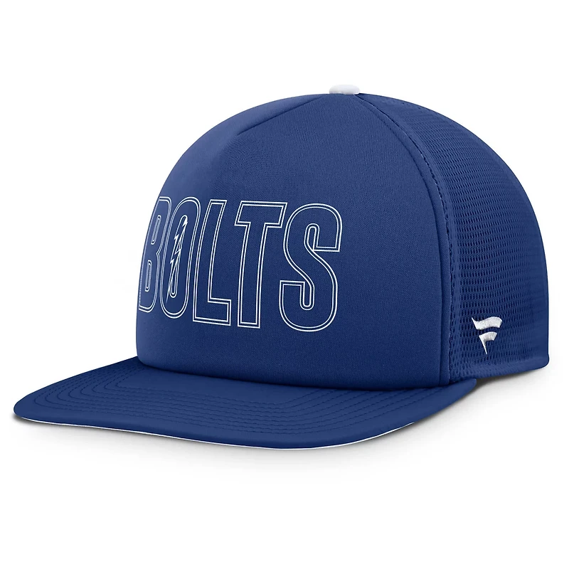 Fanatics White Tampa Bay Lightning Authentic Pro Hometown Rink Foam Trucker Snapback Hat