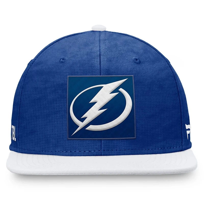 Fanatics White Tampa Bay Lightning Authentic Pro Rink Snapback Hat