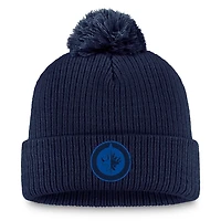 Fanatics Winnipeg Jets Cuffed Knit Hat with Pom