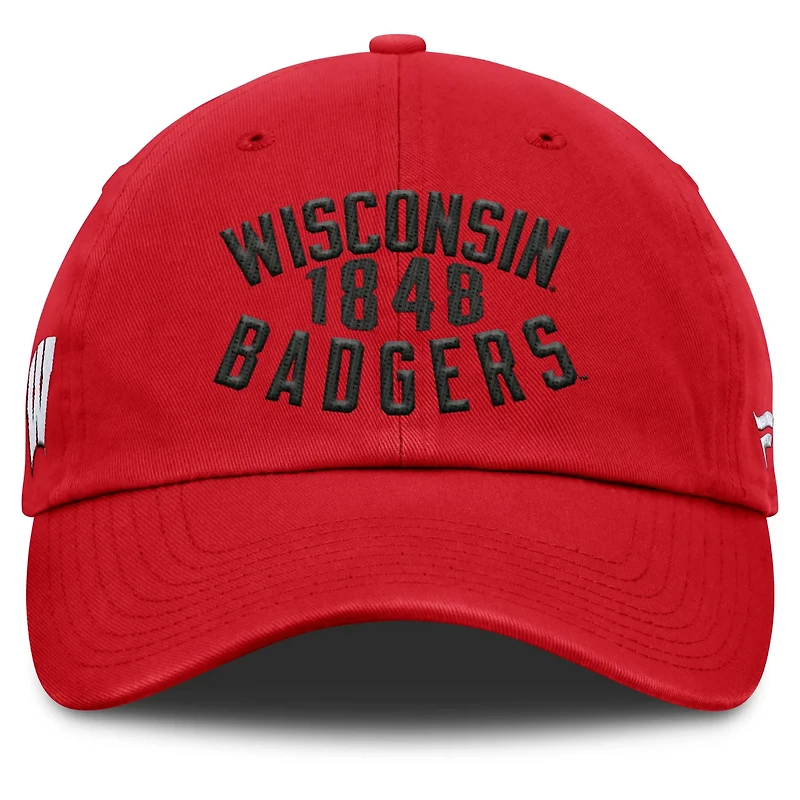 Fanatics Wisconsin Badgers Archer Adjustable Hat