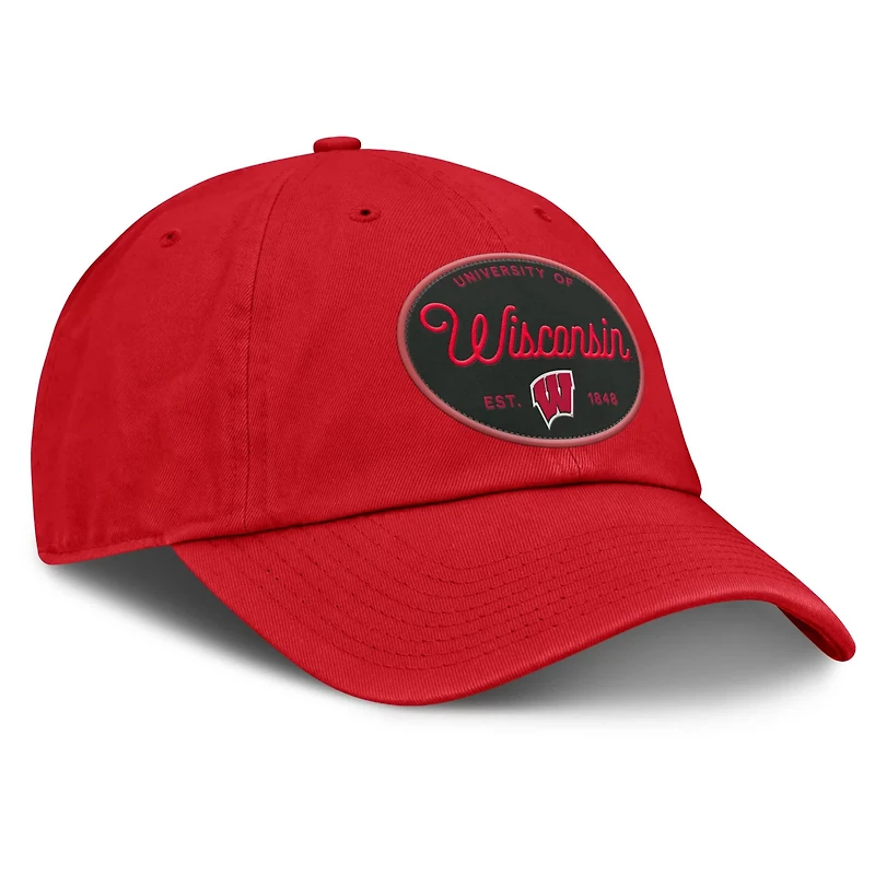 Fanatics Wisconsin Badgers Candid Adjustable Hat
