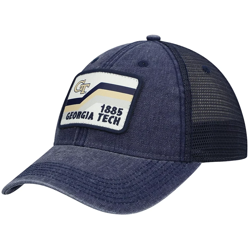 Georgia Tech Yellow Jackets Sun Bars Dashboard Trucker Snapback Hat