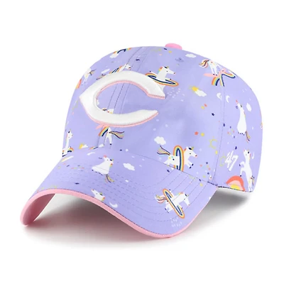 Girls Youth '47 Cincinnati Reds Unicorn Clean Up Adjustable Hat