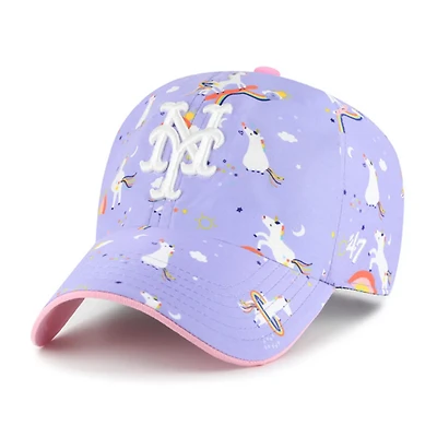 Girls Youth '47 New York Mets Unicorn Clean Up Adjustable Hat