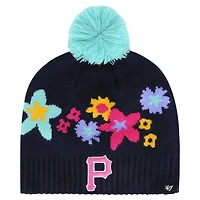 Girls Youth '47 Pittsburgh Pirates Buttercup Knit Beanie with Pom