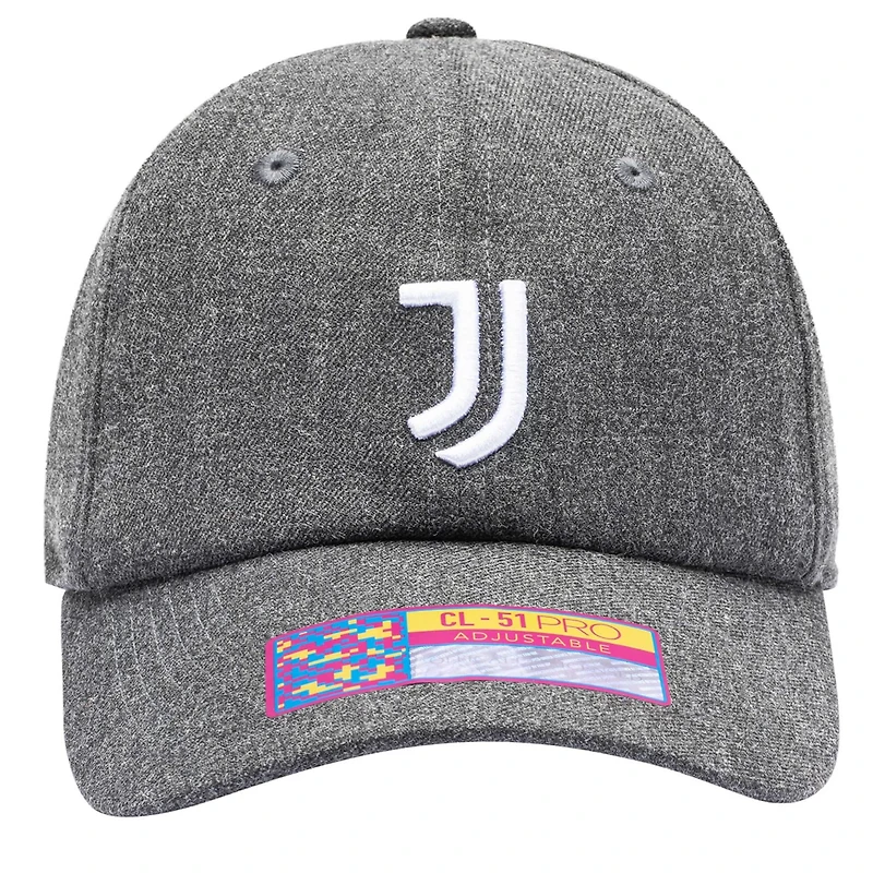 Heather Juventus Berkeley Classic Adjustable Hat