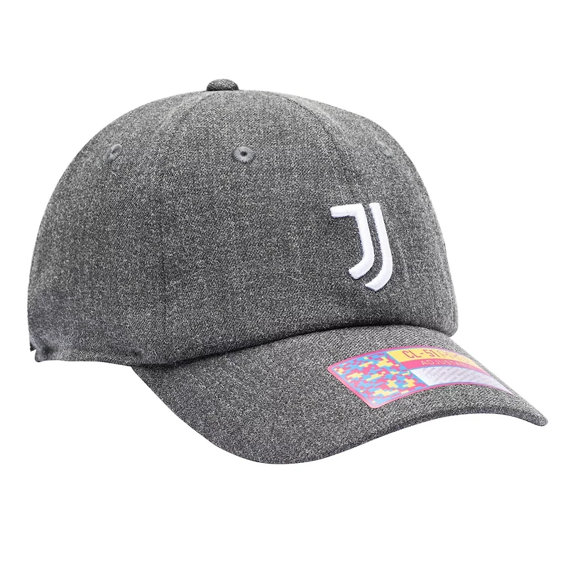 Heather Juventus Berkeley Classic Adjustable Hat