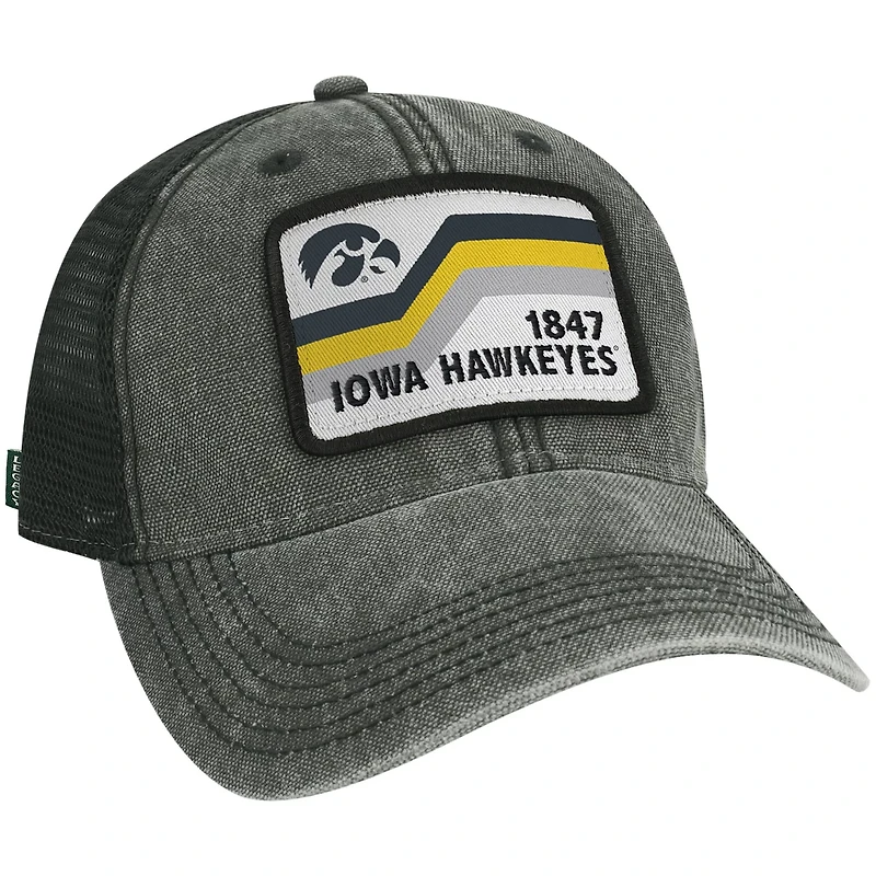 Iowa Hawkeyes Sun  Bars Dashboard Trucker Snapback Hat