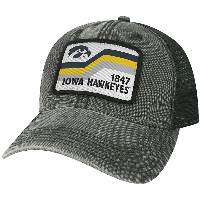 Iowa Hawkeyes Sun  Bars Dashboard Trucker Snapback Hat