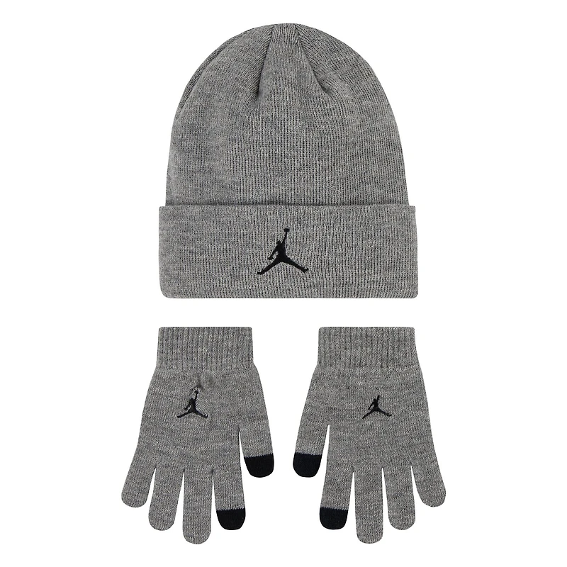 Jordan Boys' Essential Beanie and Gloves Set
