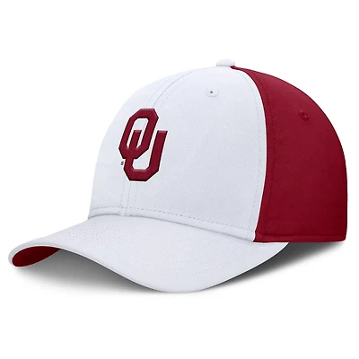 Jordan Brand Crimson Oklahoma Sooners 2025 Sideline Rise Local Performance Flex Hat