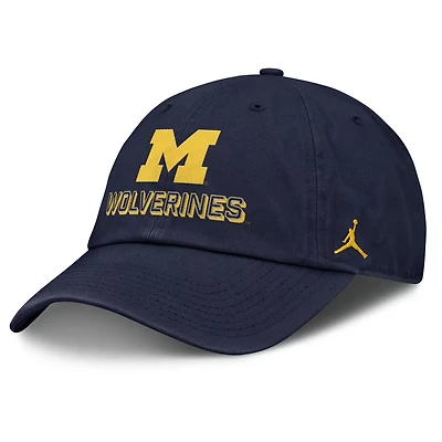 Jordan Brand Michigan Wolverines 2025 On-Field Club Adjustable Hat