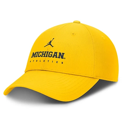 Jordan Brand Michigan Wolverines Club Performance Adjustable Hat